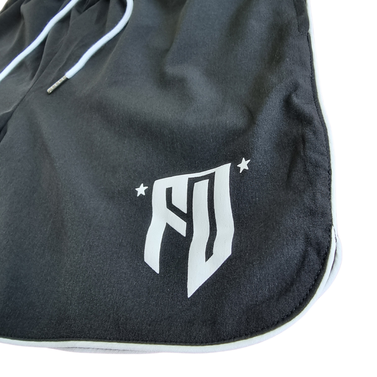 Athletic Training Shorts - Black/White