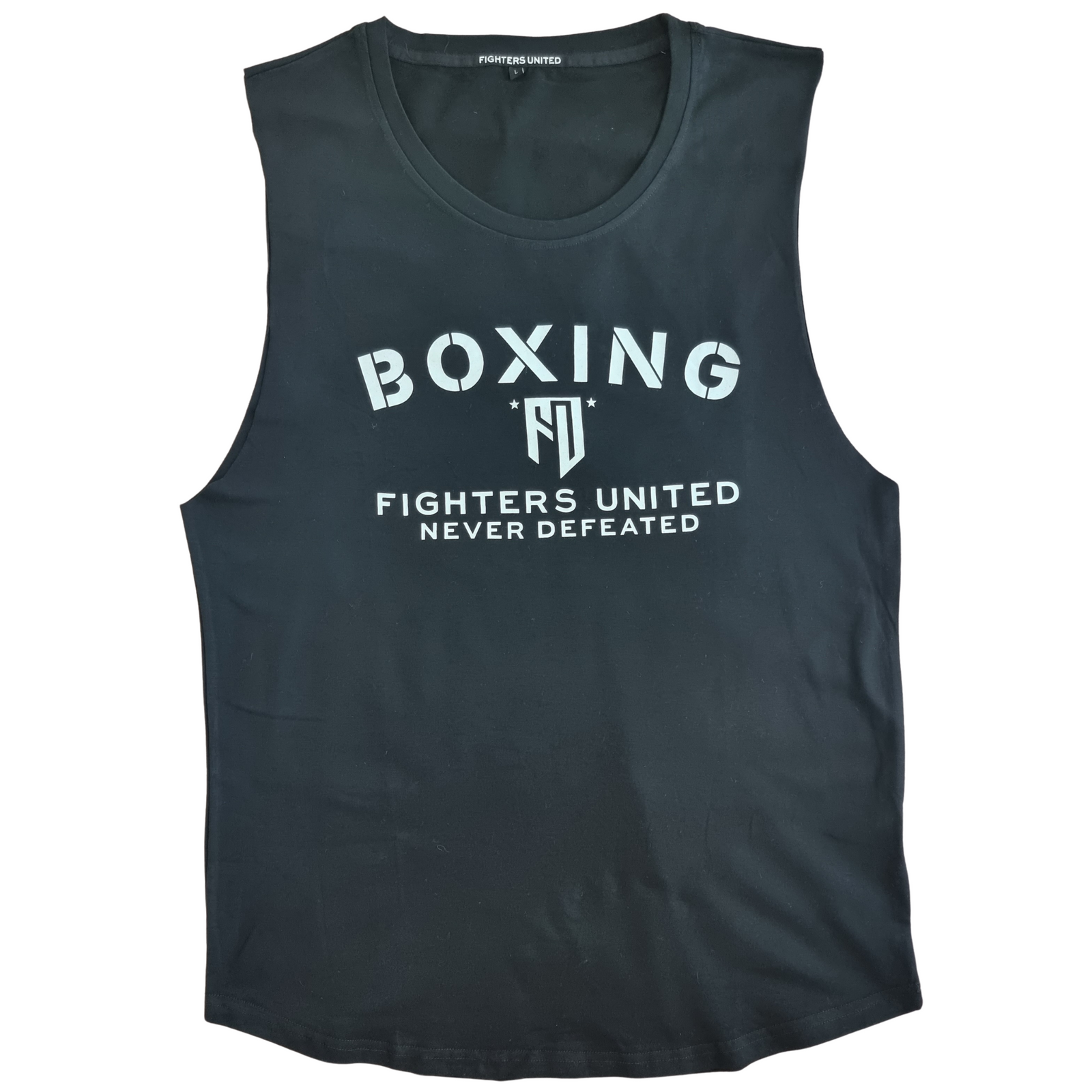Boxing Tank Top - Black/White