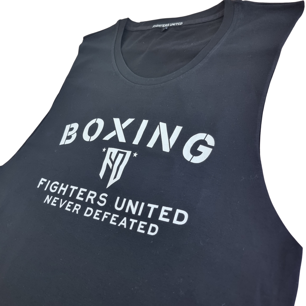 Boxing Tank Top - Black/White