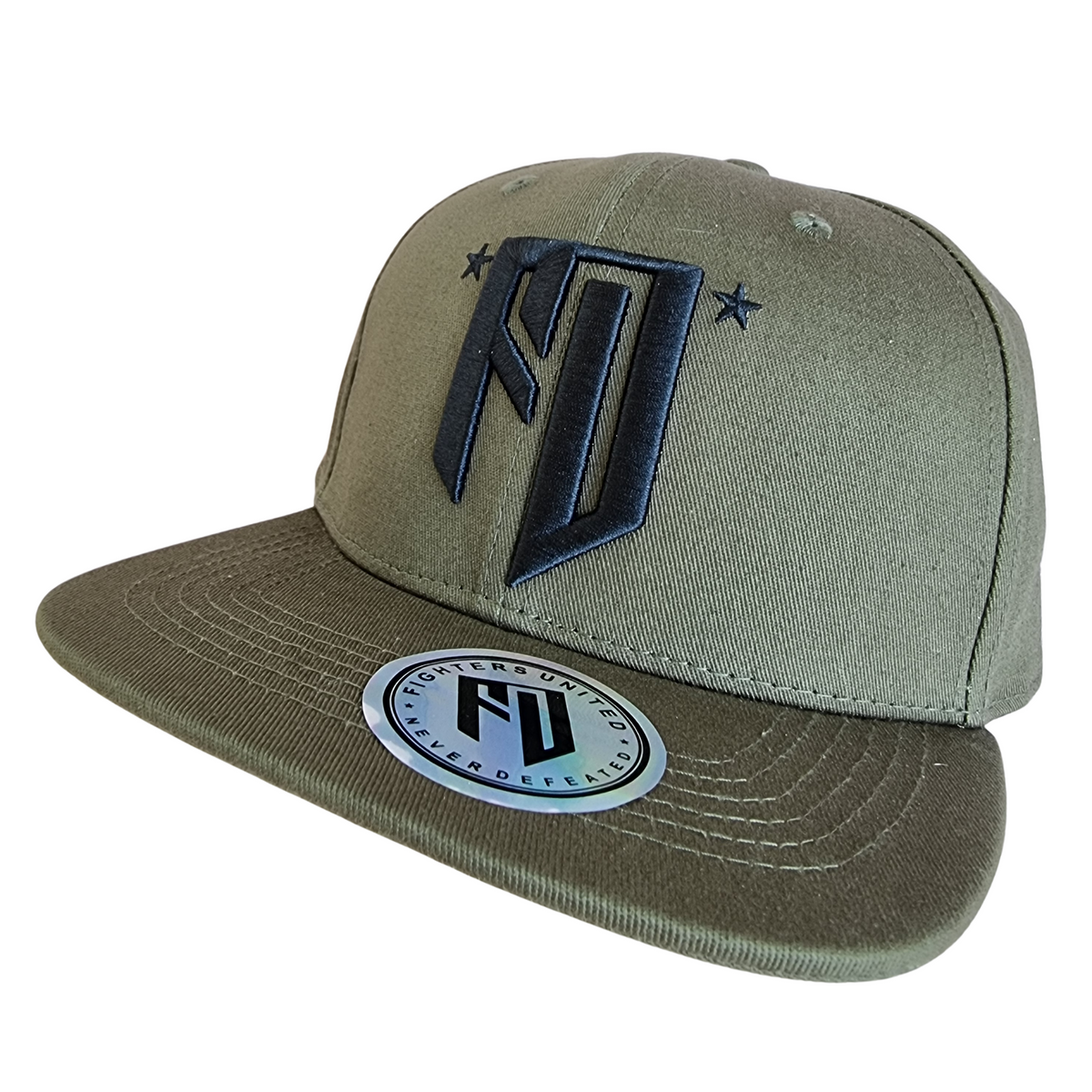 *FU* 6-Panel Snap Back - Green/Black