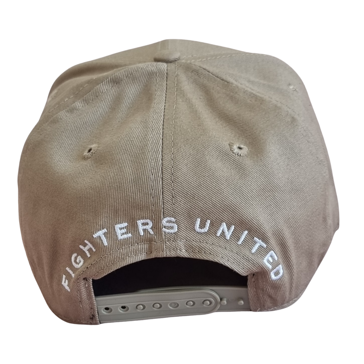 *FU* 6-Panel Snap Back - Beige/White