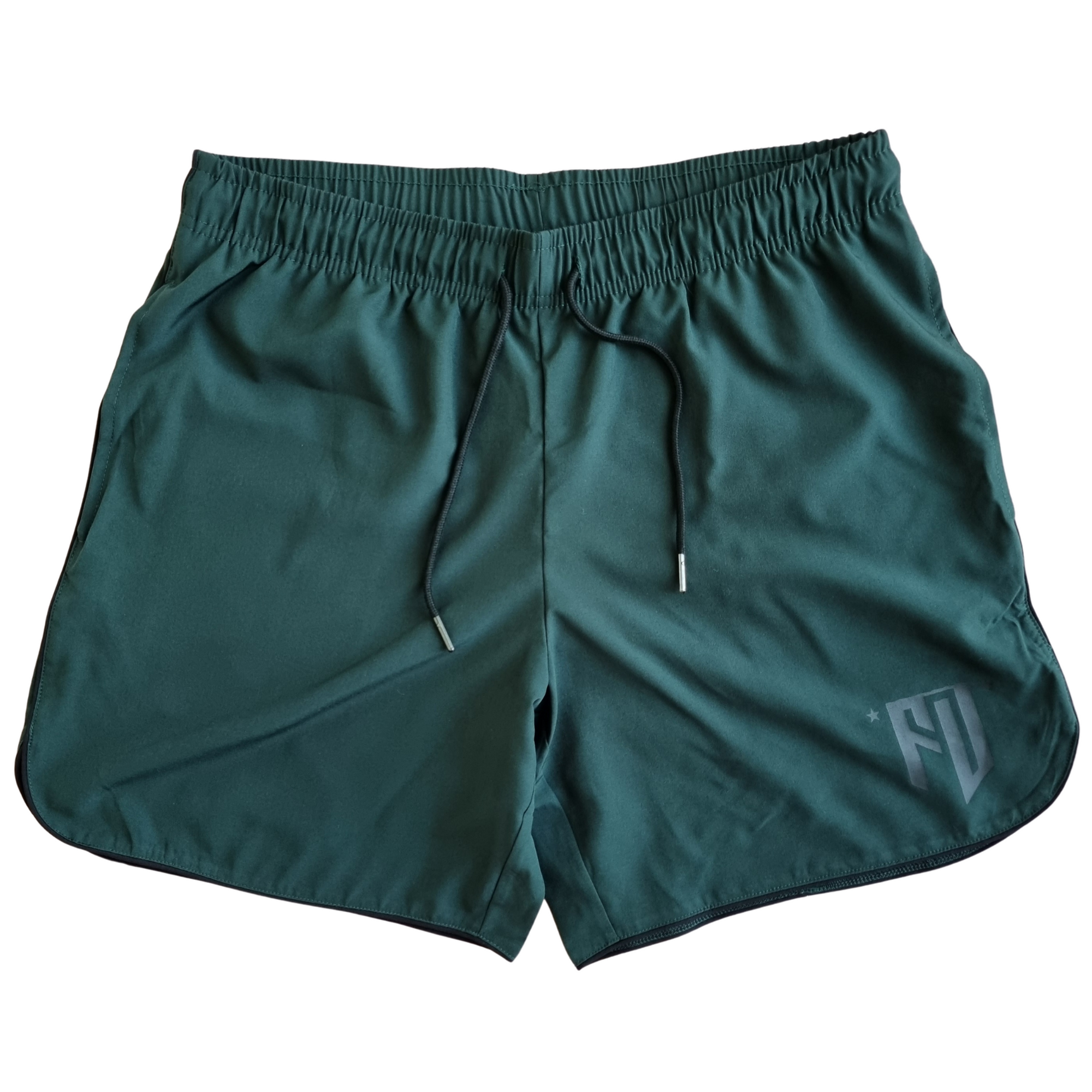 Athletic Training Shorts - Green/Black