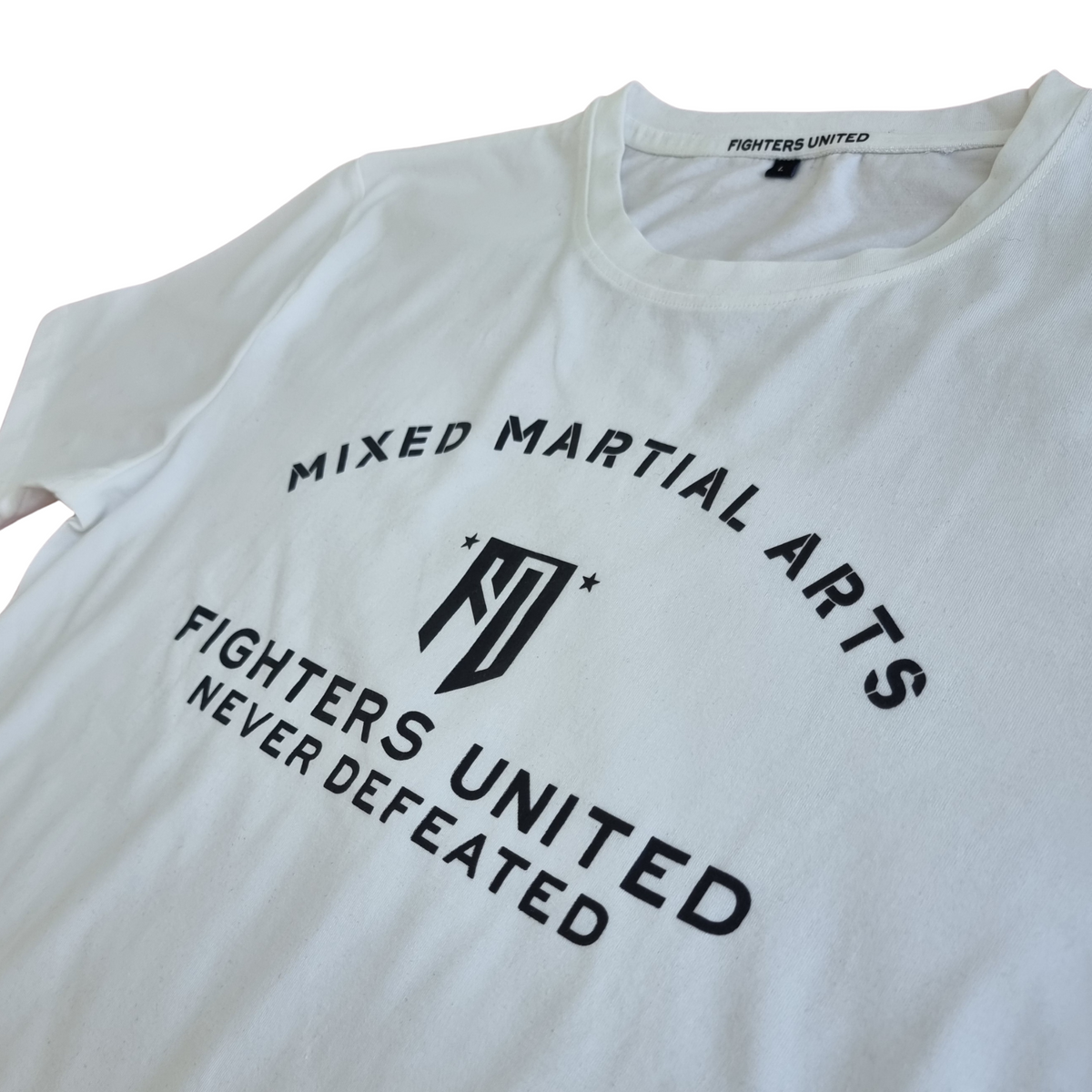 Mixed Martial Arts T-Shirt - White/Black