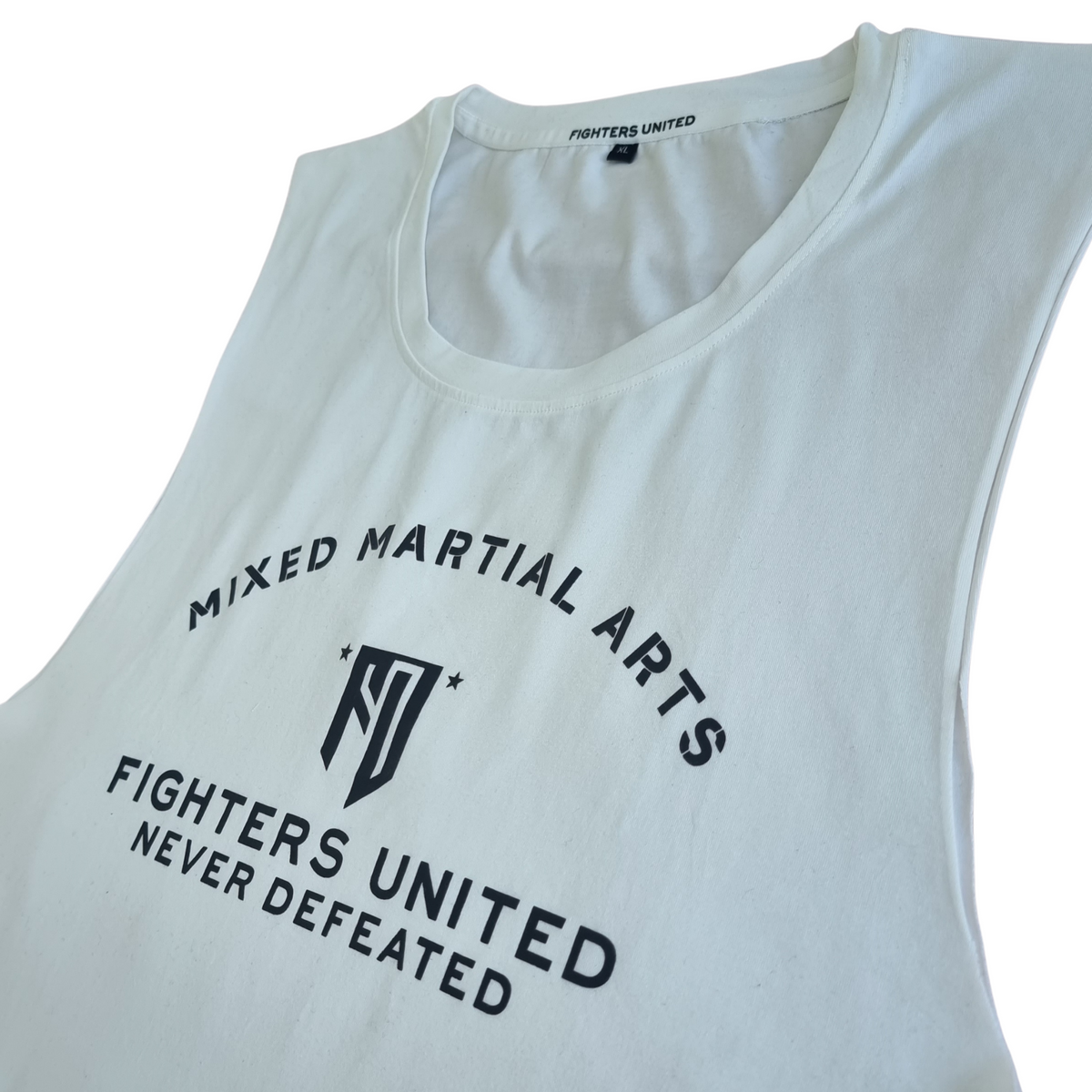 Mixed Martial Arts Tank Top - White/Black